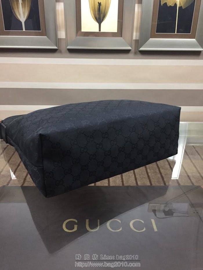 GUCCI 古馳男包 新款 189751 Gucci帆布男包 織帶肩帶 古奇男士單肩斜挎包